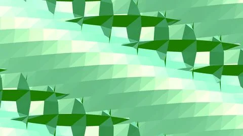Abstract 3D geometric shapes with sharp angles minimalist background Stock Illustration