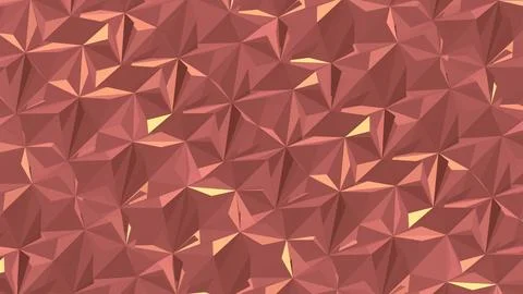 Abstract 3D geometric shapes with sharp angles minimalist background Stock Illustration