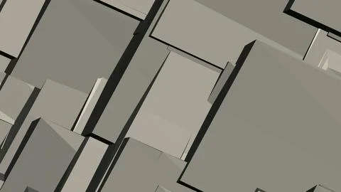 Abstract 3D geometric shapes with sharp angles minimalist background Stock Illustration