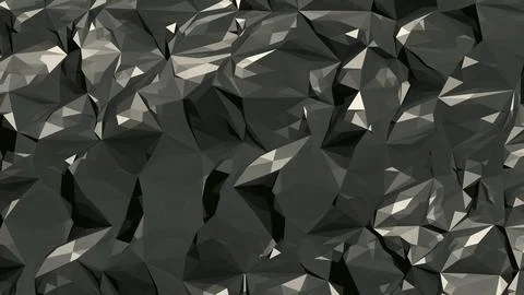 Abstract 3D geometric shapes with sharp angles minimalist background Stock Illustration