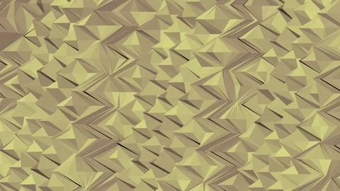 Abstract 3D geometric shapes with sharp angles minimalist background Stock Illustration