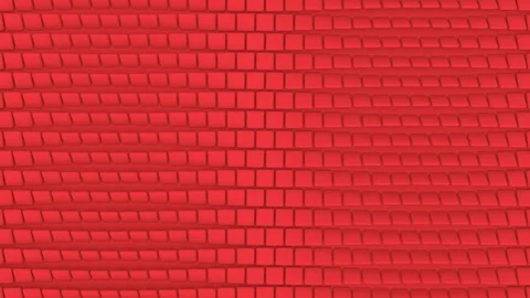 Abstract 3d geometric square shapes moving like waves. Colored cube object anima Video stock 121844947