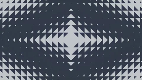 Abstract 3D Geometric Triangle Wave Loop Dark Blue Stock Footage 342029235