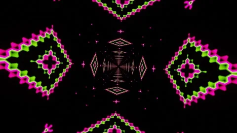 Abstract 3D Geometry Background With Pattern Shapes morphing Stock Footage 278689566