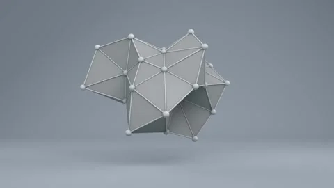 Abstract 3d geometry structure Vidéo 157756195