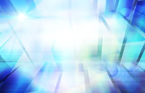 Abstract 3D Glass Cubes Technology Background 스톡 일러스트