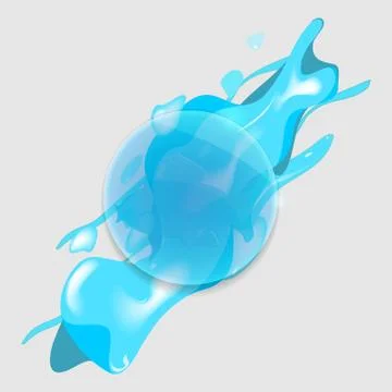 Abstract 3D Glass Graphics Stock Illustration
