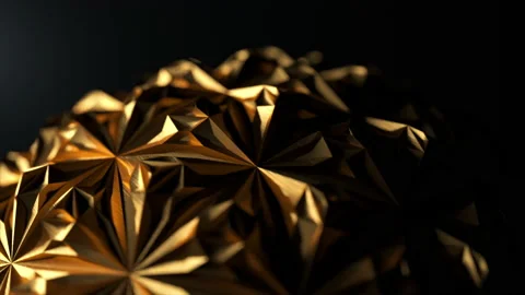 Abstract 3D Gold Background Video stock 160662410