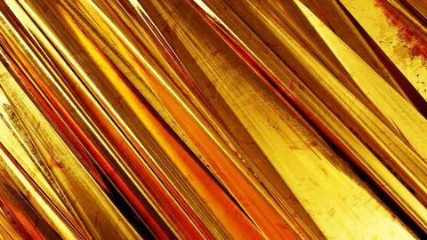 Abstract 3D Gold Texture Stock Illustration