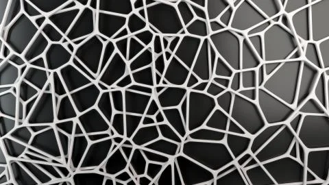 Abstract 3d grate on black background Stock Illustration