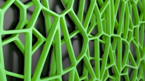 Abstract 3d grate on black background Stock Illustration