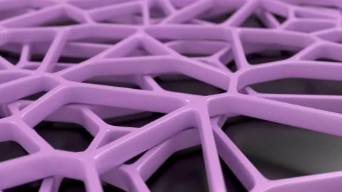 Abstract 3d grate on black background Stock Illustration