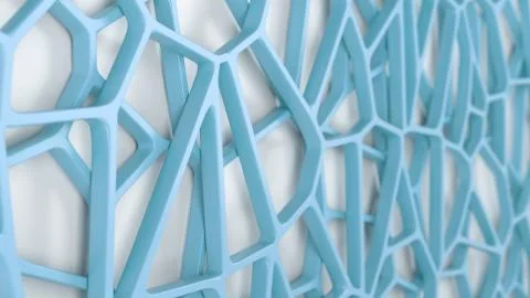 Abstract 3d grate on white background Stock Illustration