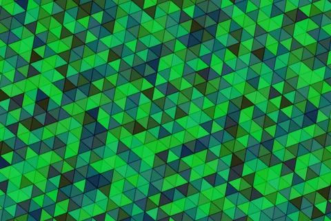 Abstract 3d green cubes pattern for digital art 库存插图