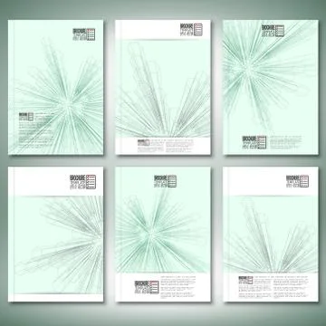 Abstract 3D hexagonal background. Brochure, flyer or report for business Stock Illustration