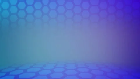 Abstract 3d hexagonal pattern in blue and purple Видео 258733868