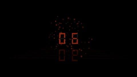 Abstract 3D Holographic Segmented Countdown 10 to 00 Seamless Motion Loop 스톡 동영상 343206450