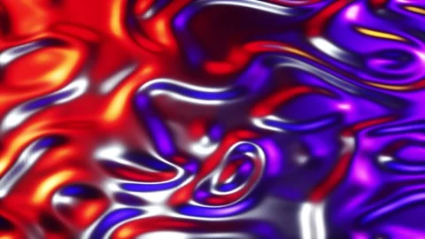 Abstract 3D holographic waves background. Stock Footage 133493753