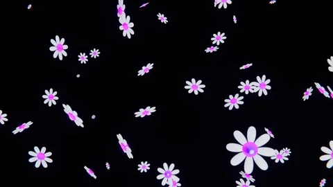 Abstract 3D horizontal backgrounds loop animation spring summertime seasonal Stock Footage 306238237