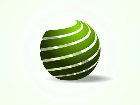 Abstract 3d icon. Stock Illustration
