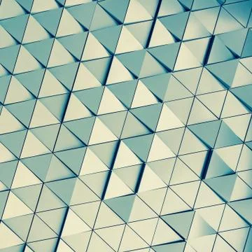 Abstract 3d illustration architectural pattern Stock Illustration