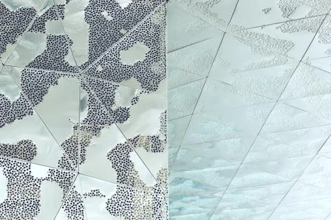 Abstract 3d illustration architectural pattern Stock Illustration