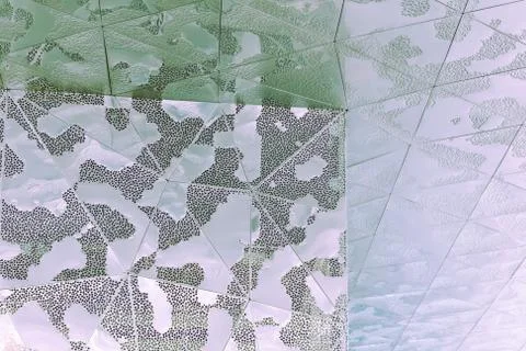 Abstract 3d illustration architectural pattern Ilustración de archivo