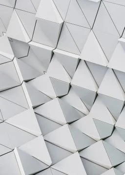 Abstract 3d illustration architectural pattern Stock Illustration