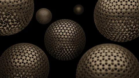 Abstract 3D illustration for background design. Stock Illustration
