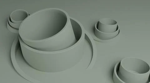 Abstract 3D illustration for background design. Illustrazione stock