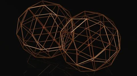 Abstract 3D illustration for background design. Illustrazione stock