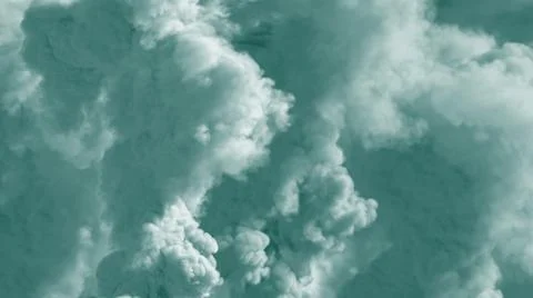 Abstract 3D illustration - background of heavy smoke, waste concept Stock-Illustration