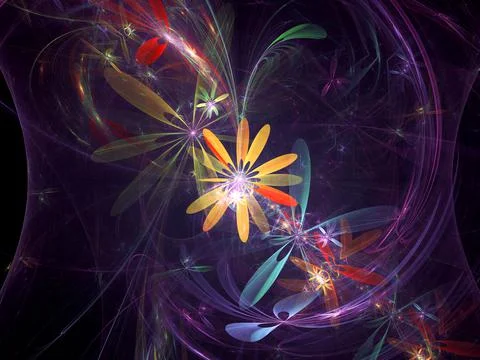 Abstract 3D Illustration of Modern Pattern Stock Illustration