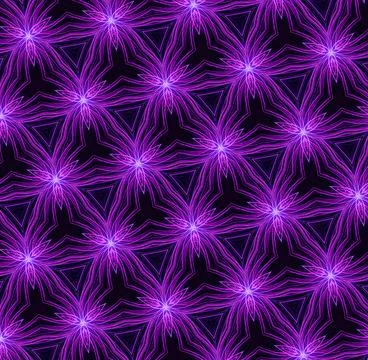 Abstract 3D Illustration of Modern Pattern Stock Illustration