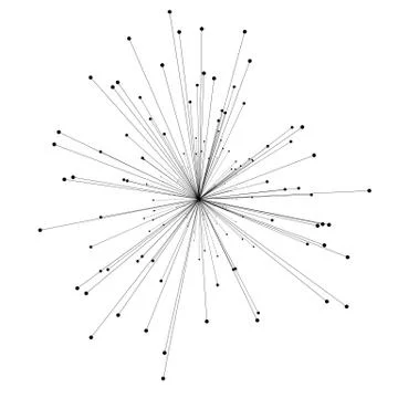 Abstract 3d illustration of molecule model isolated on white background. Science Stock Illustration