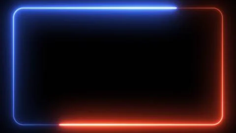 Abstract 3d illustration pattern of neon glowing ultraviolet lines, modern fl Illustrazione stock