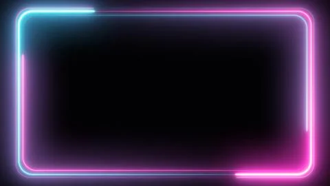 Abstract 3d illustration pattern of neon glowing ultraviolet lines, modern fl 스톡 일러스트