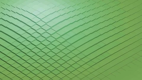 Abstract 3D isometric green cubes waving background loop Stock-Footage 344799604