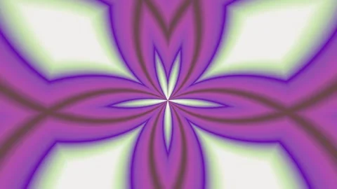 Abstract 3D Kaleidoscope Seamless Repeating Circular Pattern. 8K Loop Stock Footage 339072301