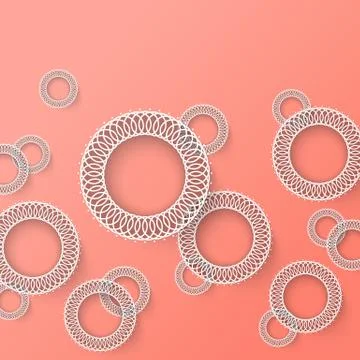 Abstract 3D Lace Graphics vector background Stock Illustration