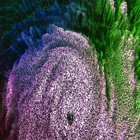 Abstract 3d landscape Stock-Footage 69442643