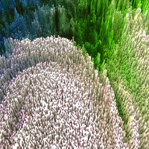 Abstract 3d landscape Stock Footage 69540718