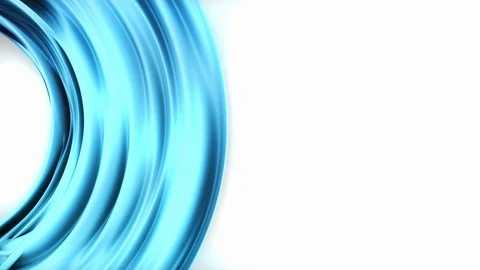 Abstract 3D line render object isoleted on white background. 4K seamless loop an Stock Footage 106552345