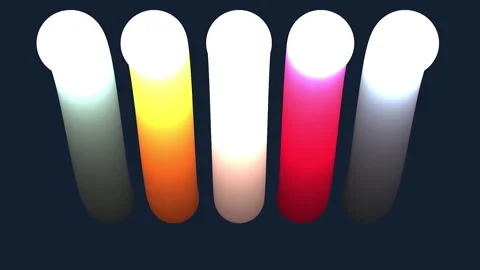 Abstract 3d lines colorful Stock Footage 162281850