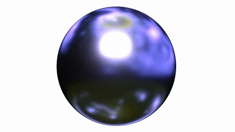 Abstract 3d liquid computer render purple material. 4k seamless looping footage. Stock Footage 109320995