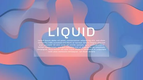Abstract 3D Liquid Gradient Background with Soft Color for Web Landing Page a イラスト素材