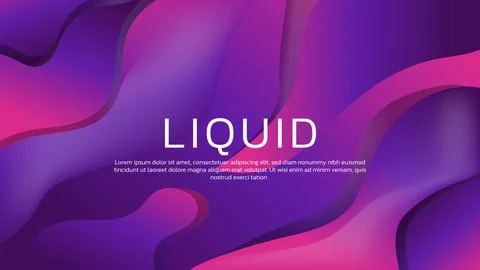 Abstract 3D Liquid Gradient Background with Soft Color for Web Landing Page a Stock Illustration