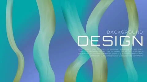 Abstract 3D Liquid Gradient Background with Soft Color for Web Landing Page a Stock Illustration