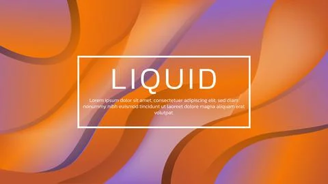 Abstract 3D Liquid Gradient Background with Soft Color for Web Landing Page a Stock Illustration
