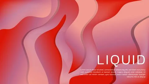 Abstract 3D Liquid Gradient Background with Soft Color for Web Landing Page a Stock Illustration